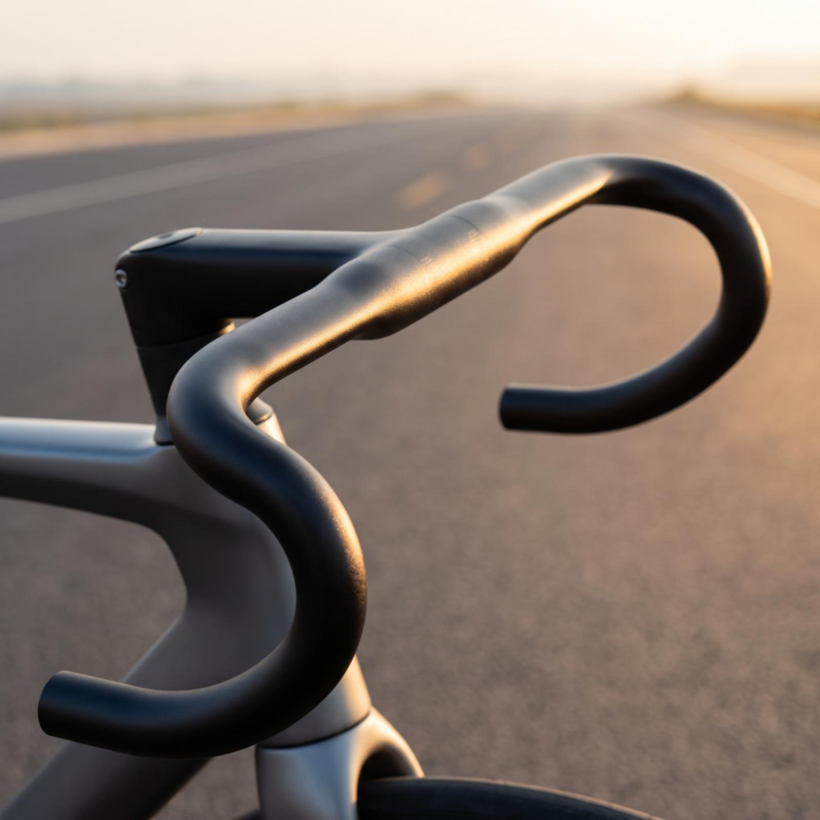 Cycling Commute Speed - Şık Düşük Profilli Yol Gidonu Alüminyum