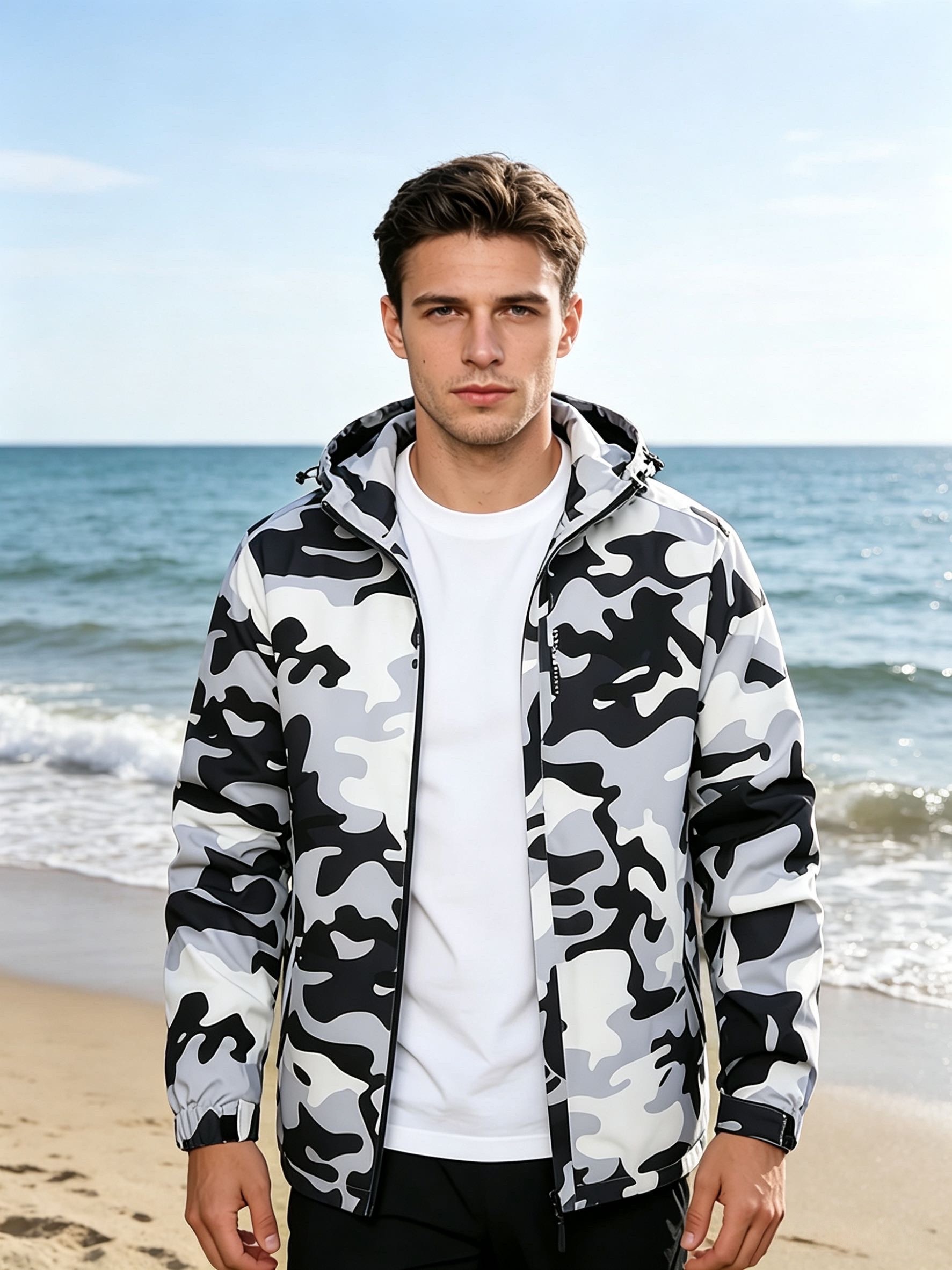 Cycling Commute Jacket - Erkekler İçin Bol Kesim Sonbahar ve