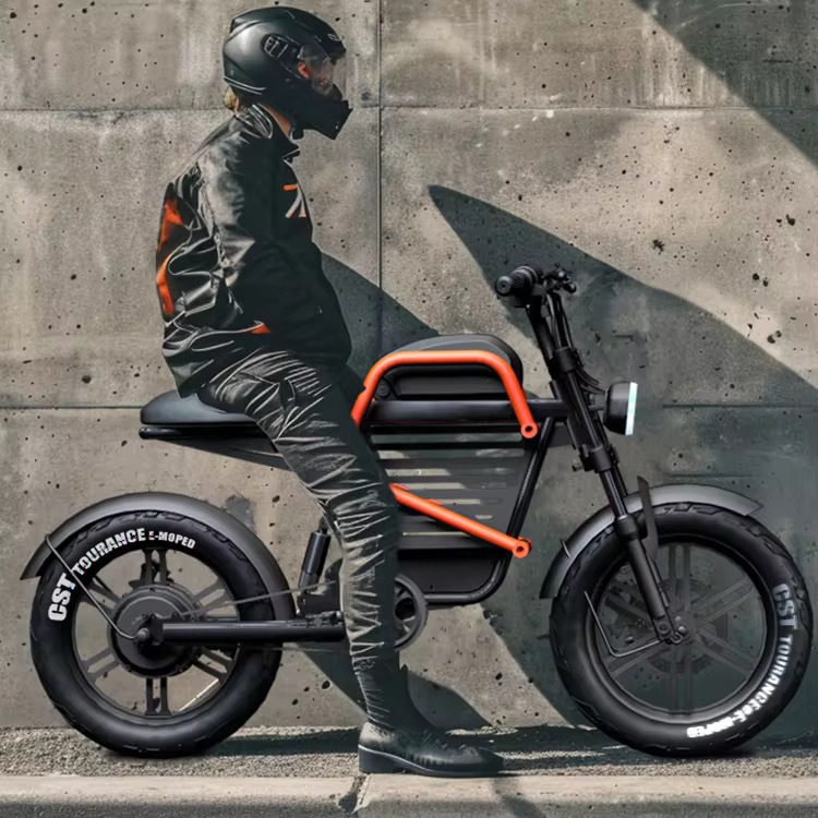 Commuting With Road Bike - Yetişkinler için 60V 20Ah WideTire Elektrikli