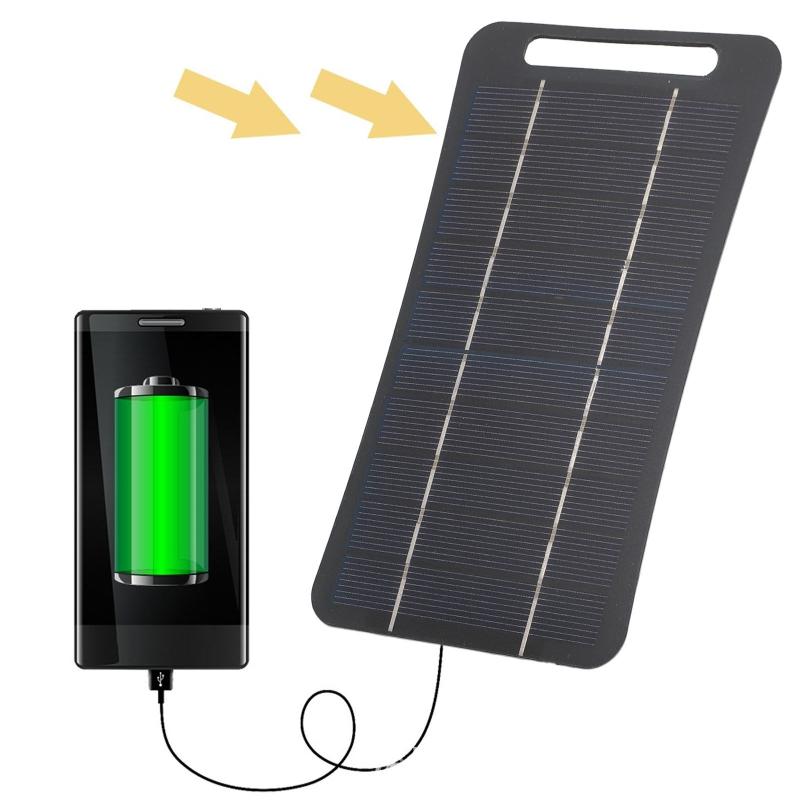 Usb Charger Dynamo - 2W Güneş Enerjili Şarj Cihazı Taşınabilir