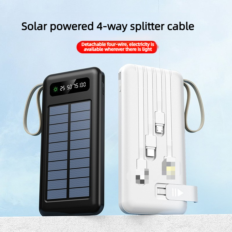 Usb Charger Dynamo - 10000/20000mAh Dış Mekan Güneş Enerjili Büyük