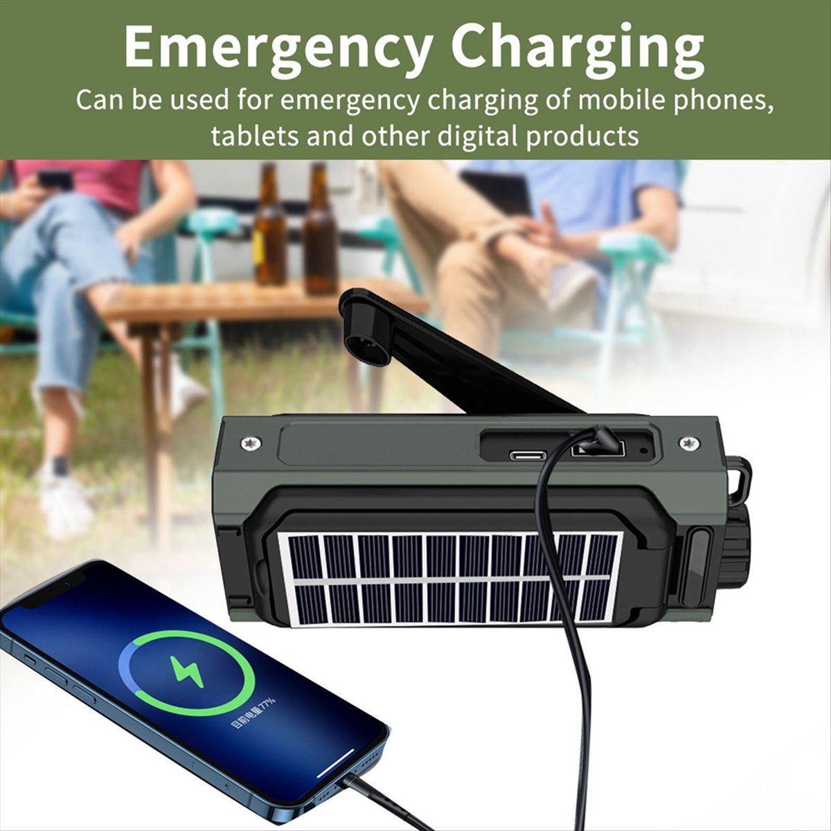 A26Z Taşınabilir Güneş Enerjil - Usb Charger Dynamo incelemesi ve fiyatı