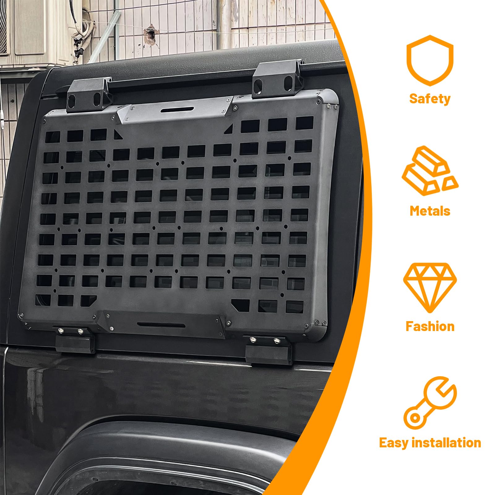Arka Sağ Cam Molle Paneli Modü - Cargo Rack Aluminum incelemesi ve fiyatı